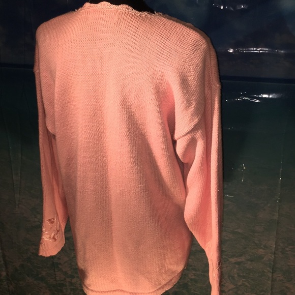 Vintage  Cymbrion Pink Sweater - Picture 3 of 3